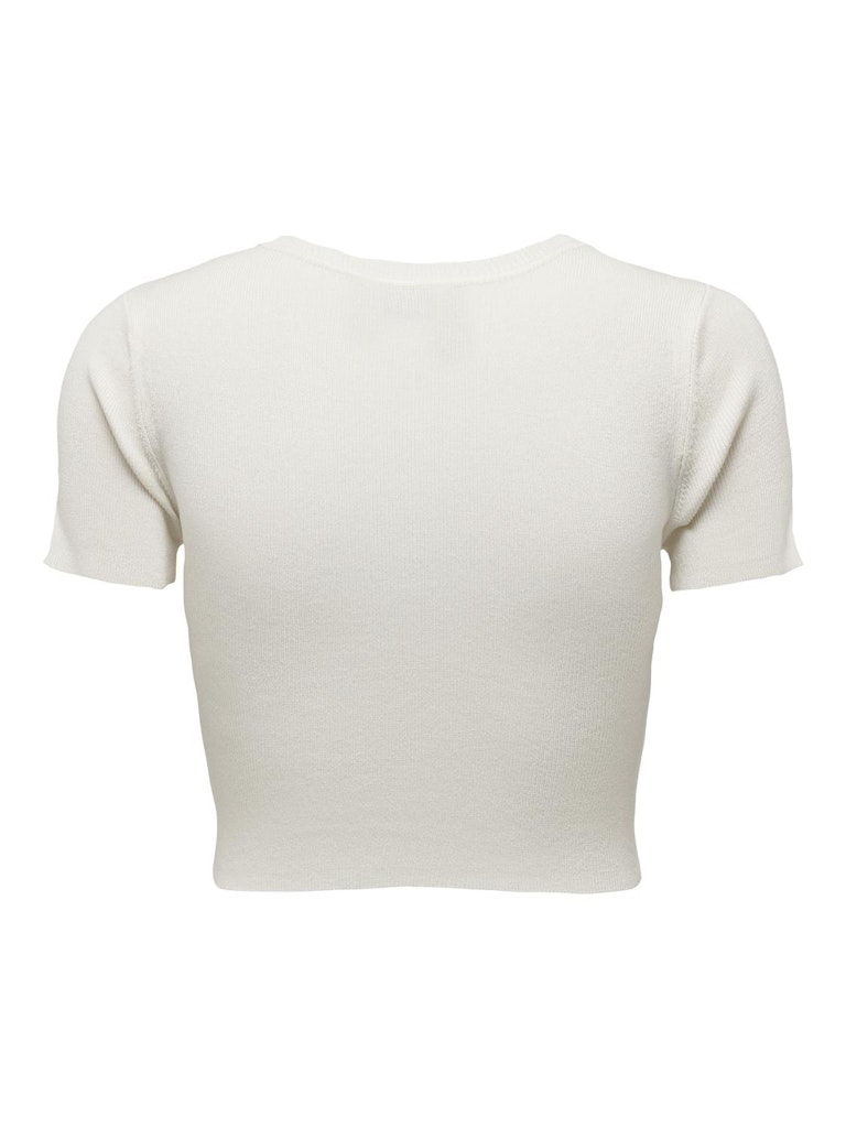 Jdycirkeline Ss Crop Top - Ecru