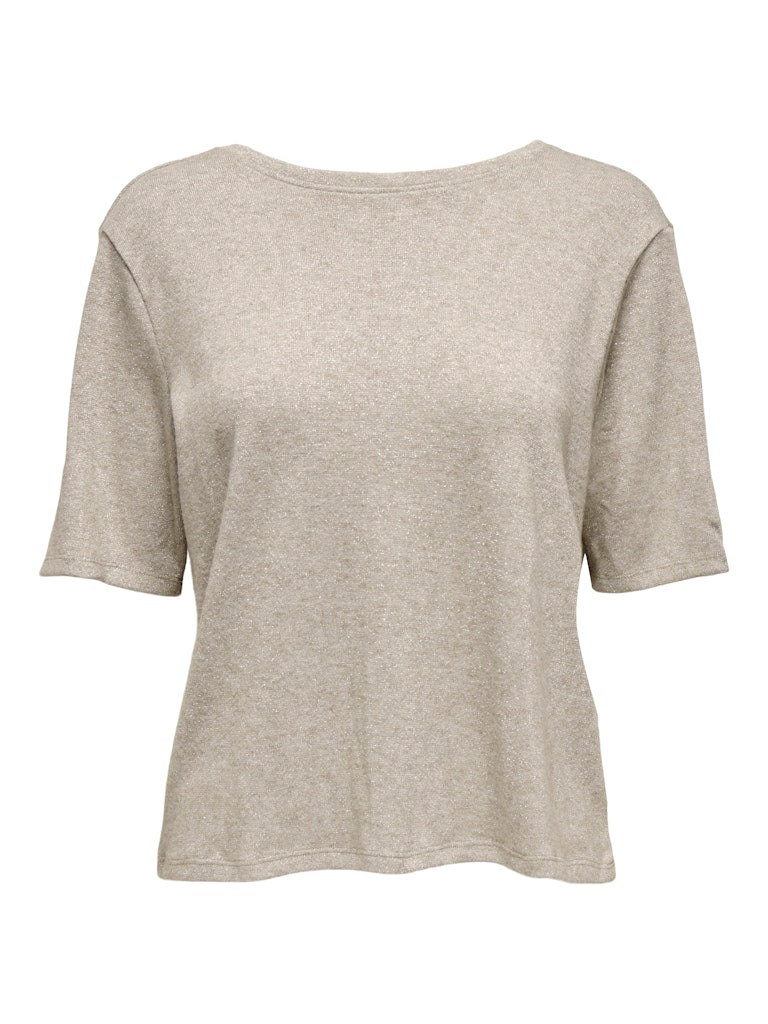 Onlfalka 2/4 Glitter Top Cc Jrs - Zand