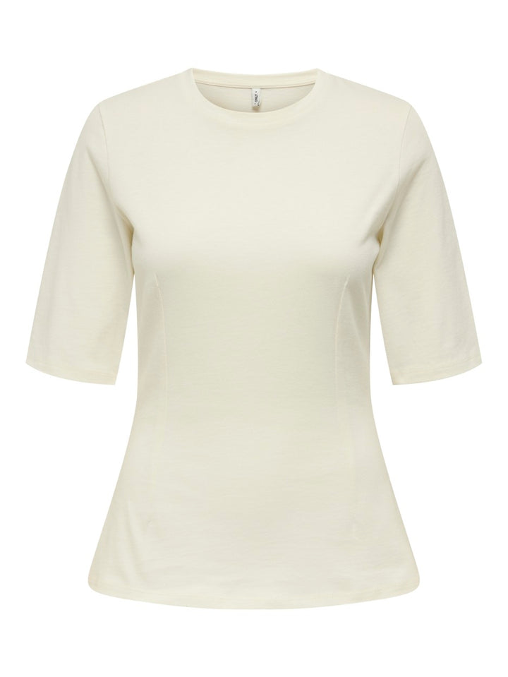 Onlromy Ss O-neck Top - Beige