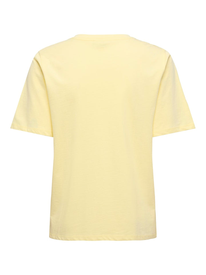 Jdytinne S/s Summer Print T-shirt Jrs - Geel