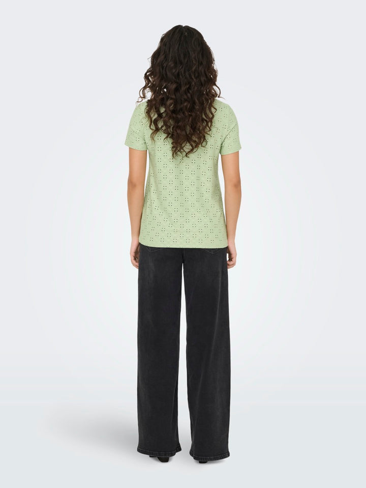 Jdycathinka S/s Tag Top Jrs Noos - Olijf