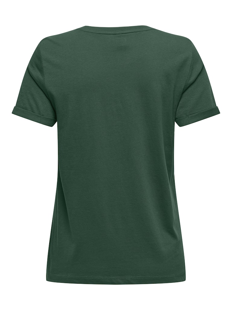 Onlkita Life S/s Top Noos - Donkergroen