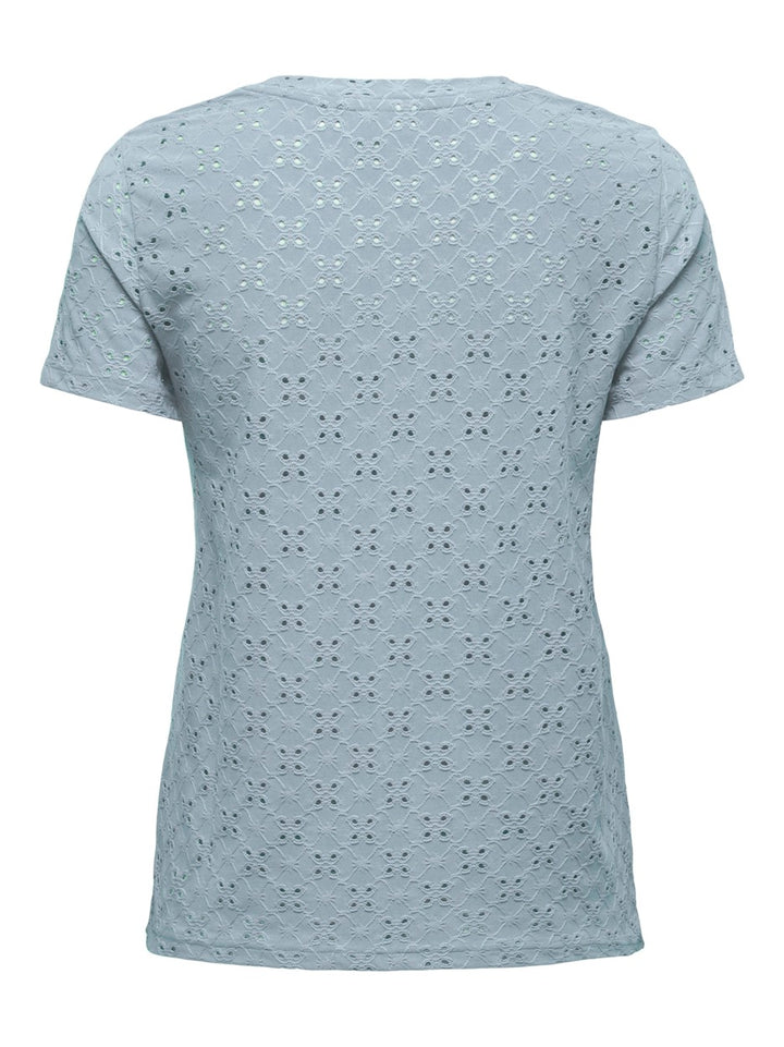 Jdycathinka S/s Tag Top Jrs Noos - Lichtblauw