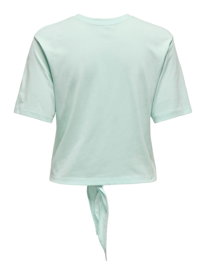 Onlbine Life S/s Ladies Top Box Jrs - Aqua