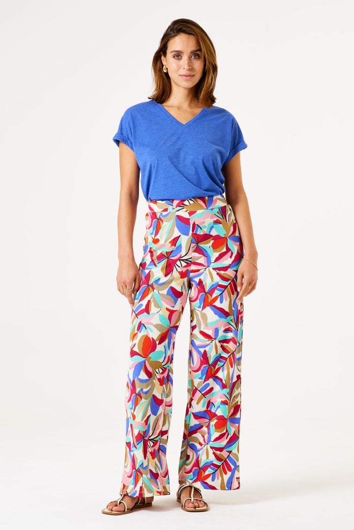 Garcia - Korte mouw T-shirts - 4339.34.0022 - Kobalt