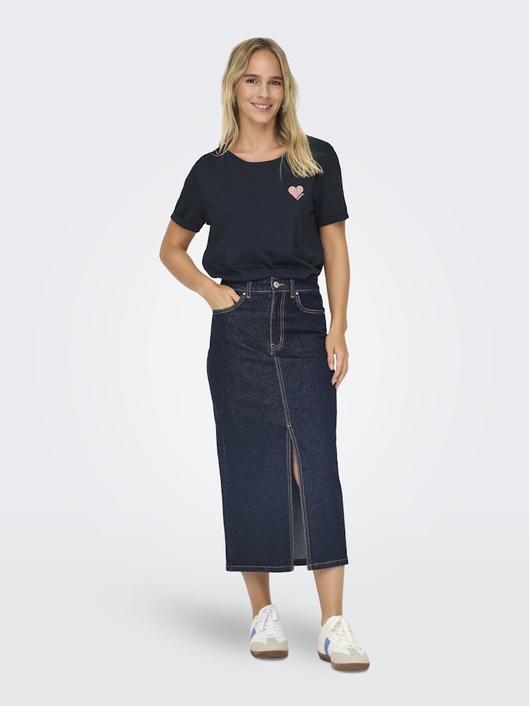 Onlkita Life S/s Top Noos - Navy