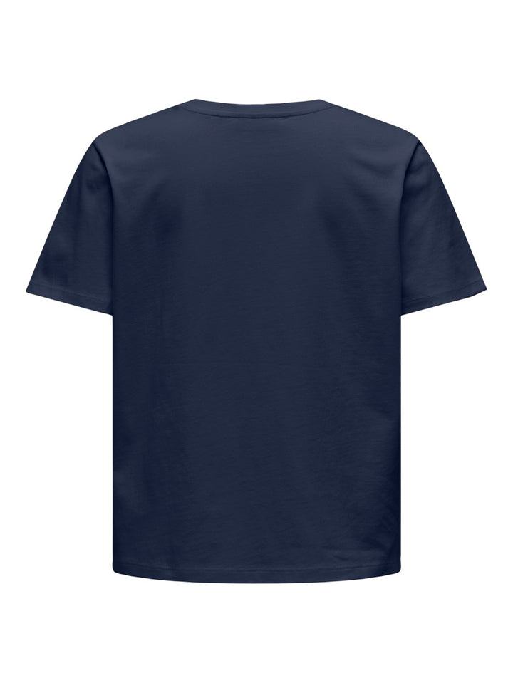 Jdycif Ss Broderie Anglaise Top - Navy