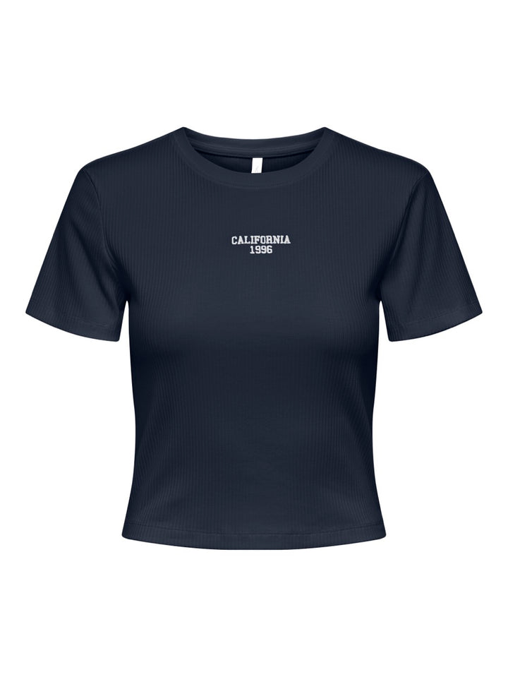 Onlvela Life S/s Short Emb. Tee Box Jrs - Navy