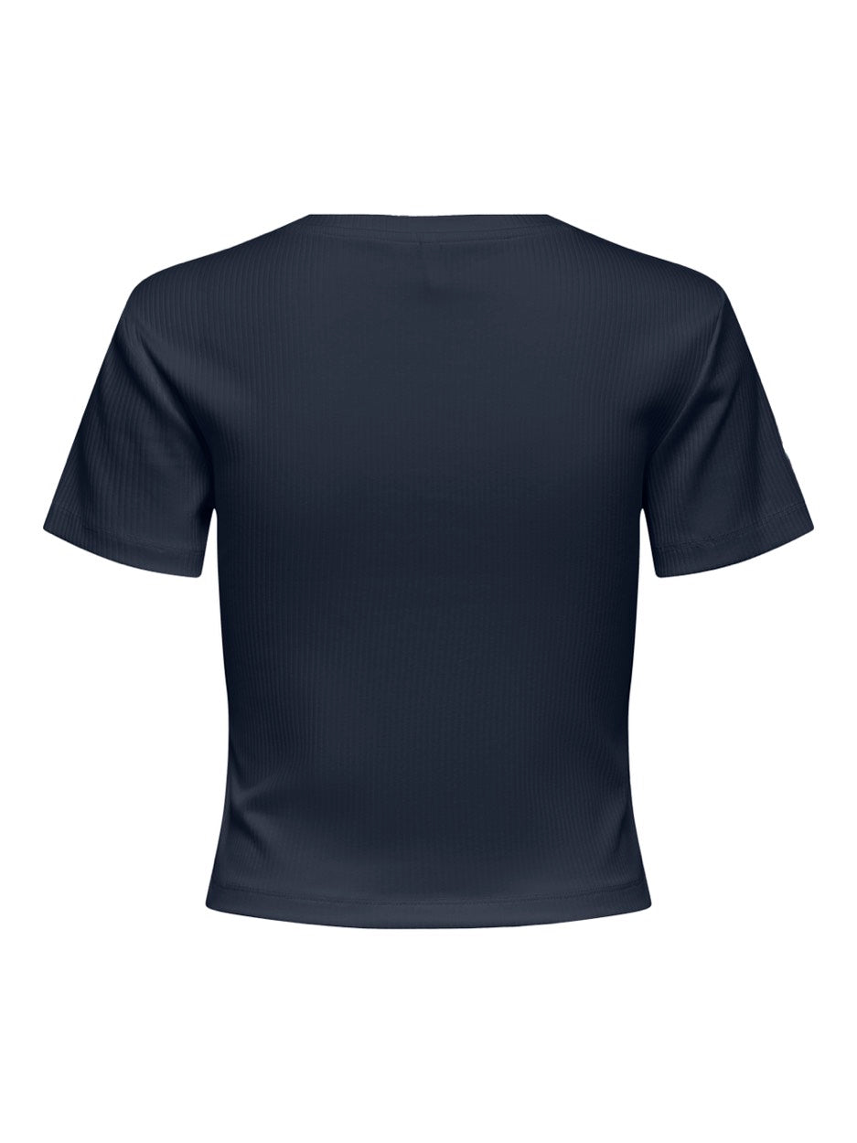 Onlvela Life S/s Short Emb. Tee Box Jrs - Navy