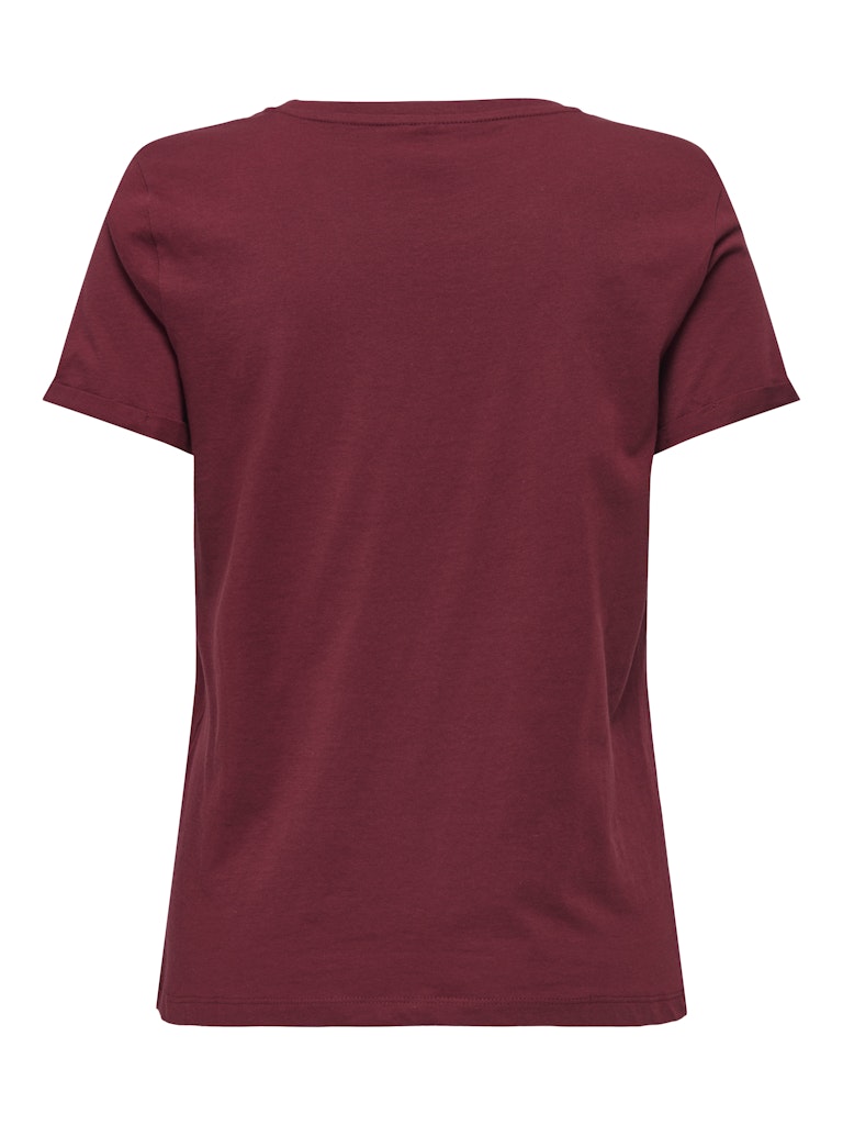 Onlkita Life S/s Top Noos - Bordeaux