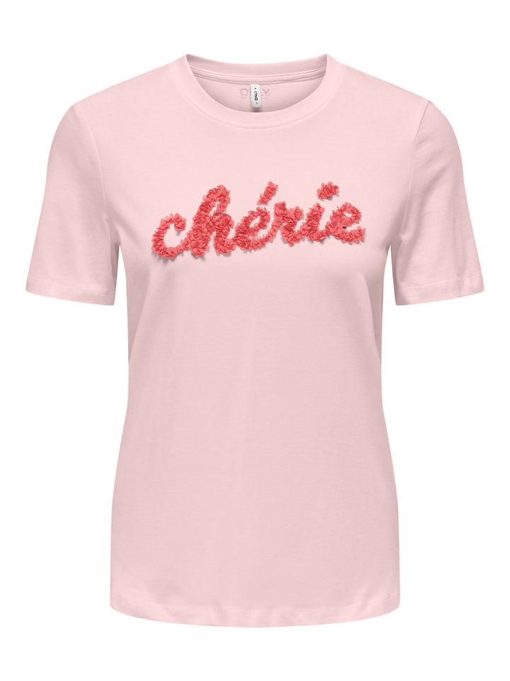 Onllucia Life Reg S/s Slit Top Box Jrs - Roze