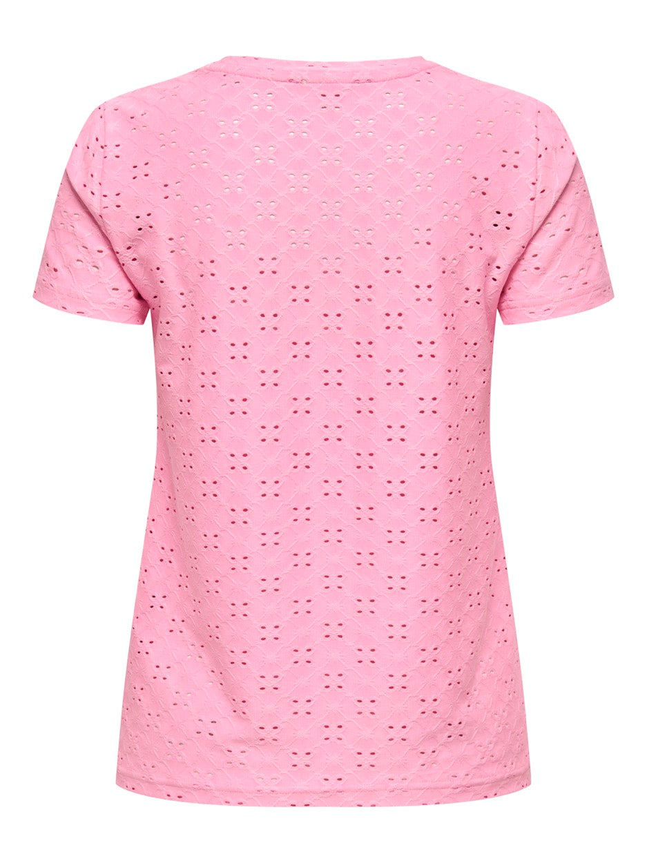 Jdycathinka S/s Tag Top Jrs Noos - Roze