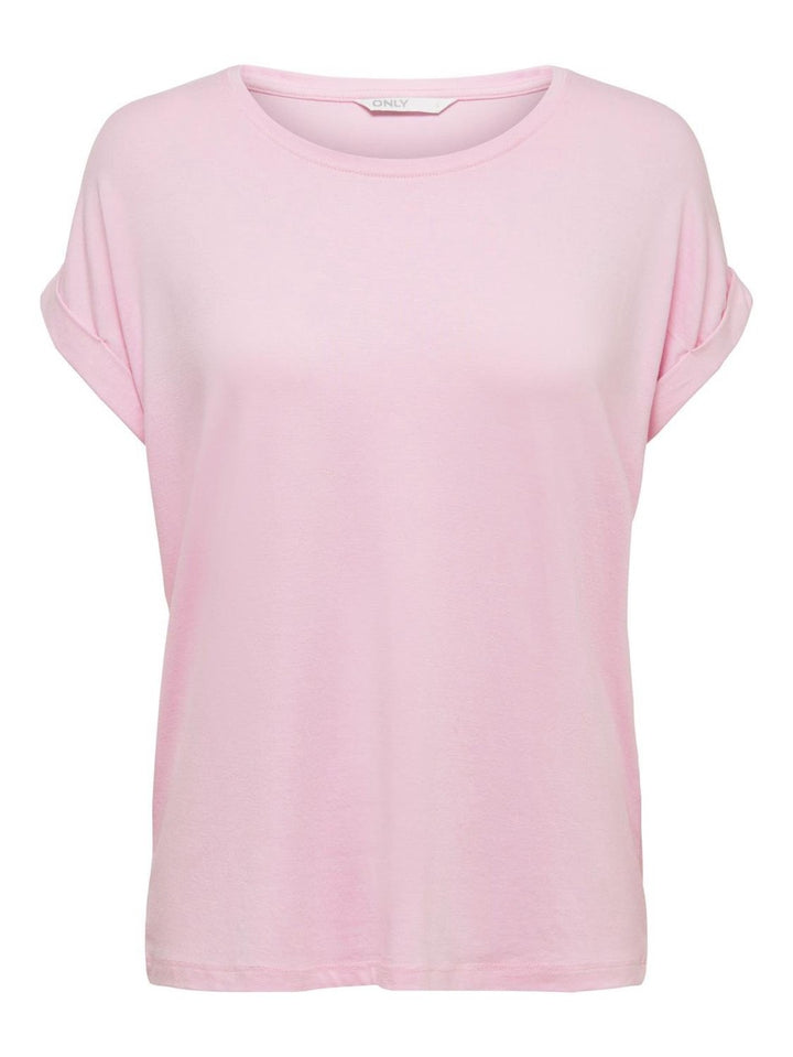 Onlmoster S/s O-neck Top Noos Jrs - Licht Roze