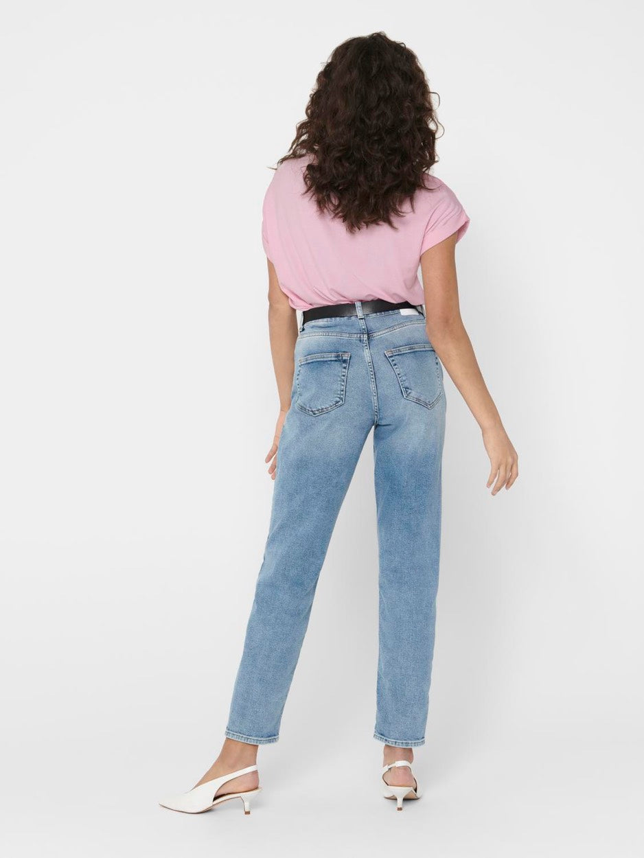 Onlmoster S/s O-neck Top Noos Jrs - Licht Roze