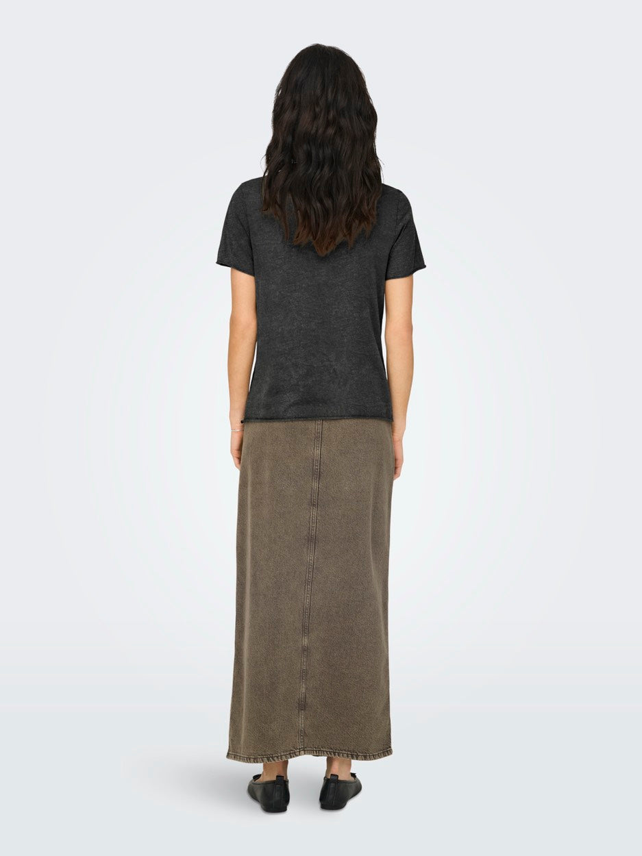 Onllucy Life Reg S/s Top Jrs Noos - Zwart