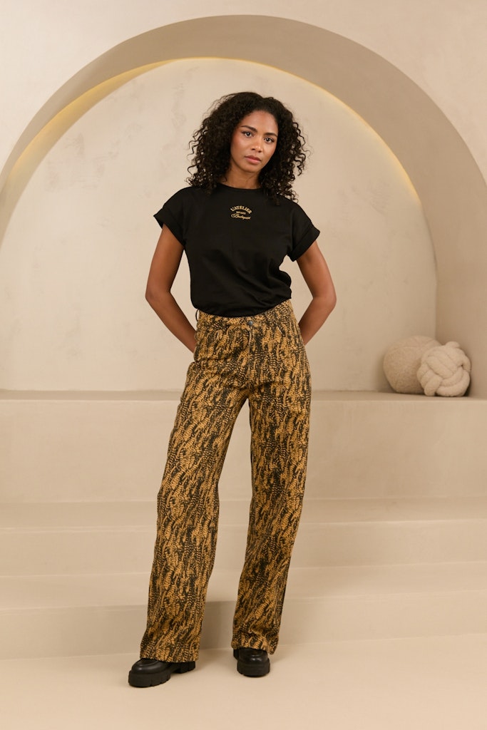 T-shirt Monika - Zwart