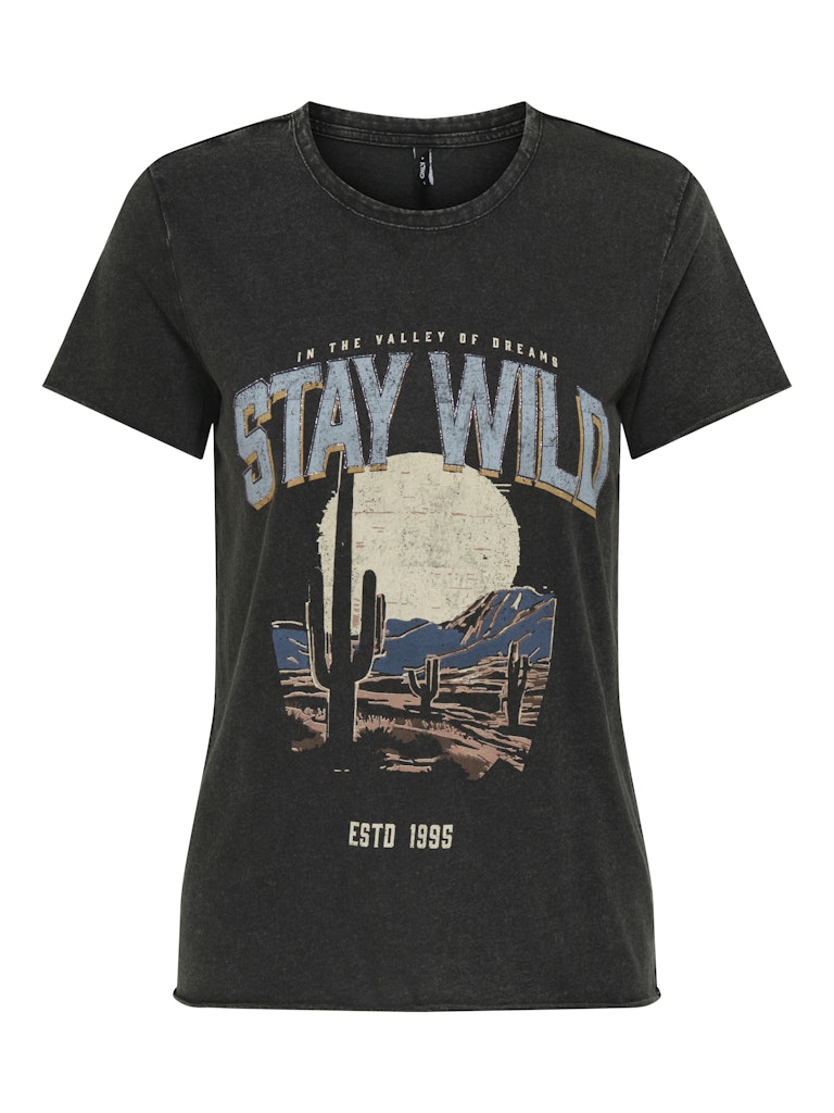 Onllucy Life Reg S/s Top Jrs Noos - Zwart