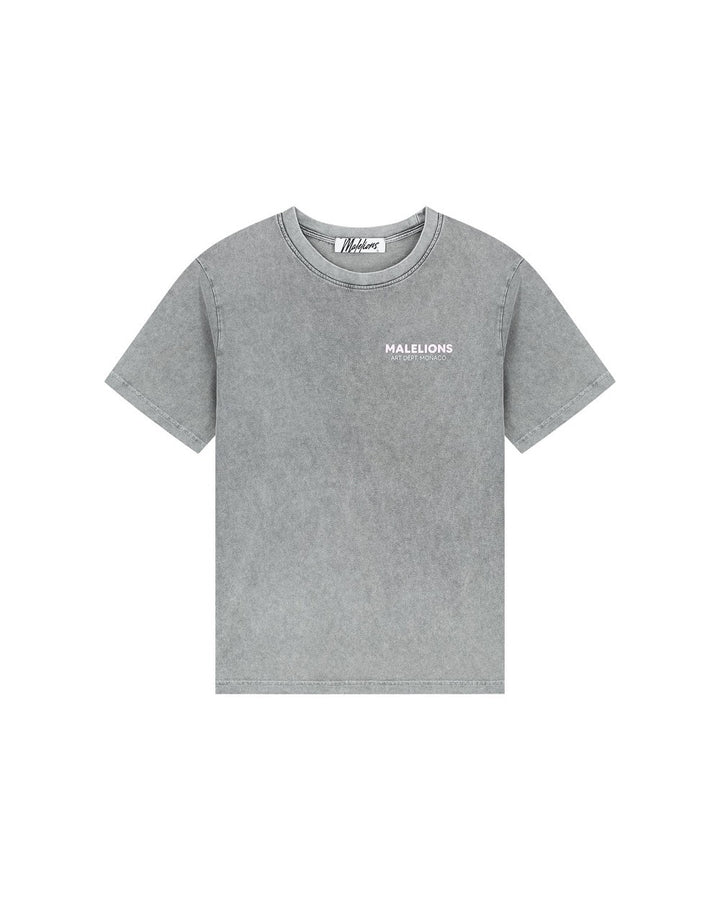 Rhinestone T-shirt - Grijs