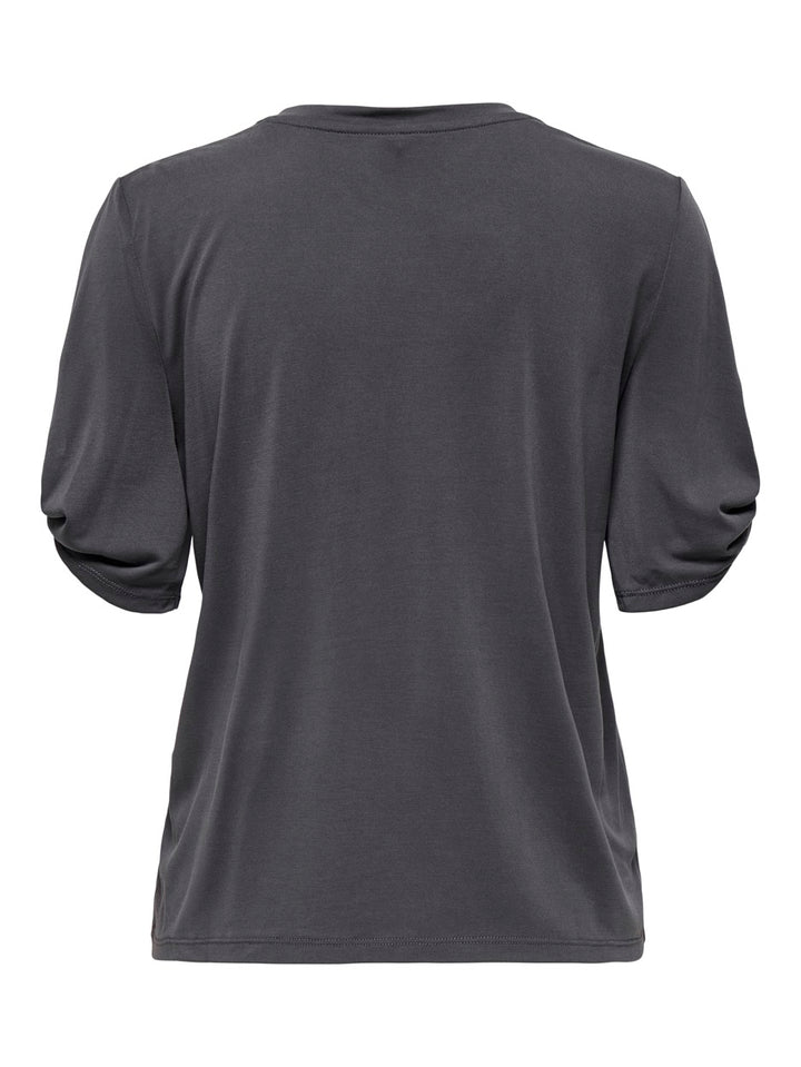 Onlfree Life S/s Create Top Box Jrs - Antraciet