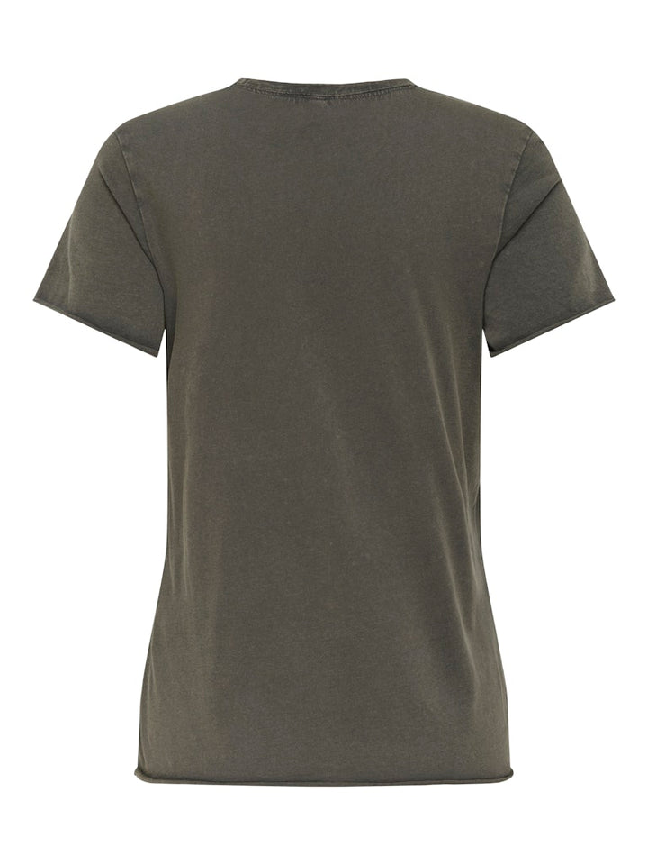 Onllucy Life Reg S/s Top Jrs Noos - Antraciet