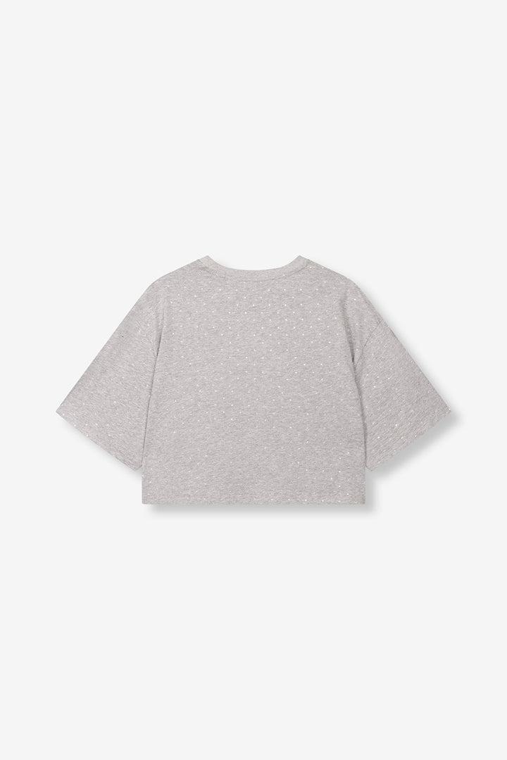 Studded T-shirt - Grijs Melee