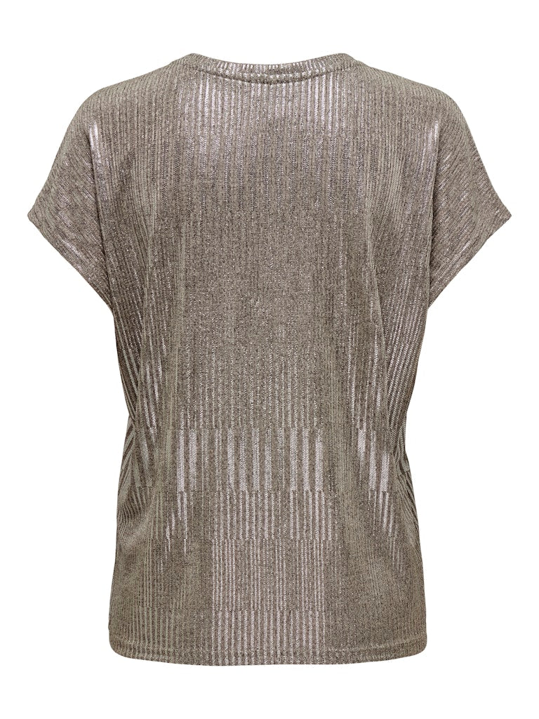 Onlmirinda S/s V-neck Top Pri Jrs - Bronskleurig