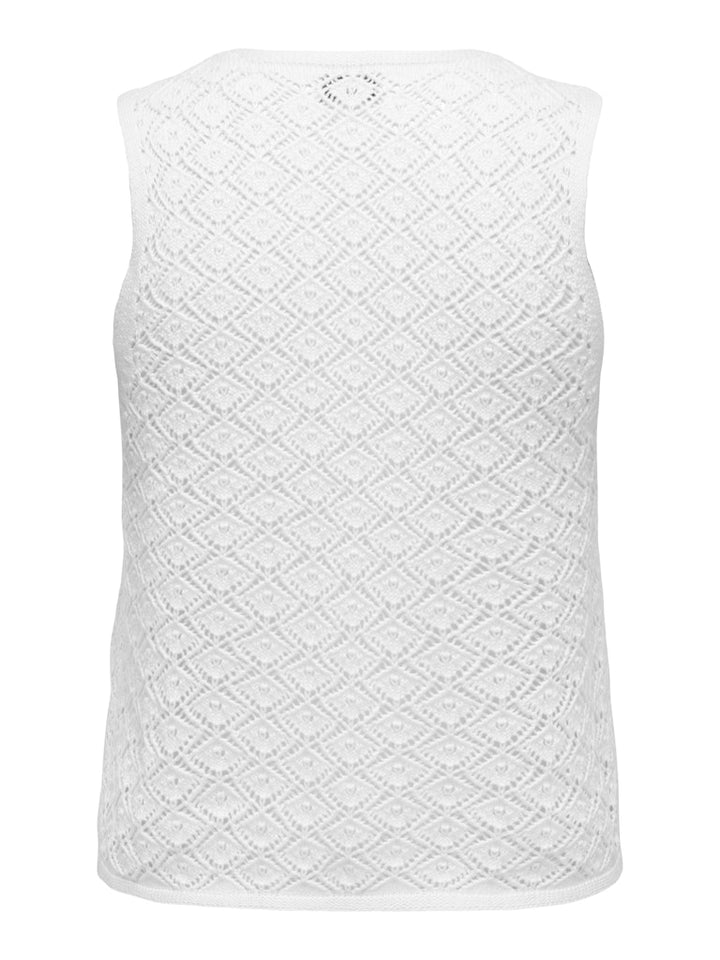 Jdytikka Sl Tie Vest - Off-white