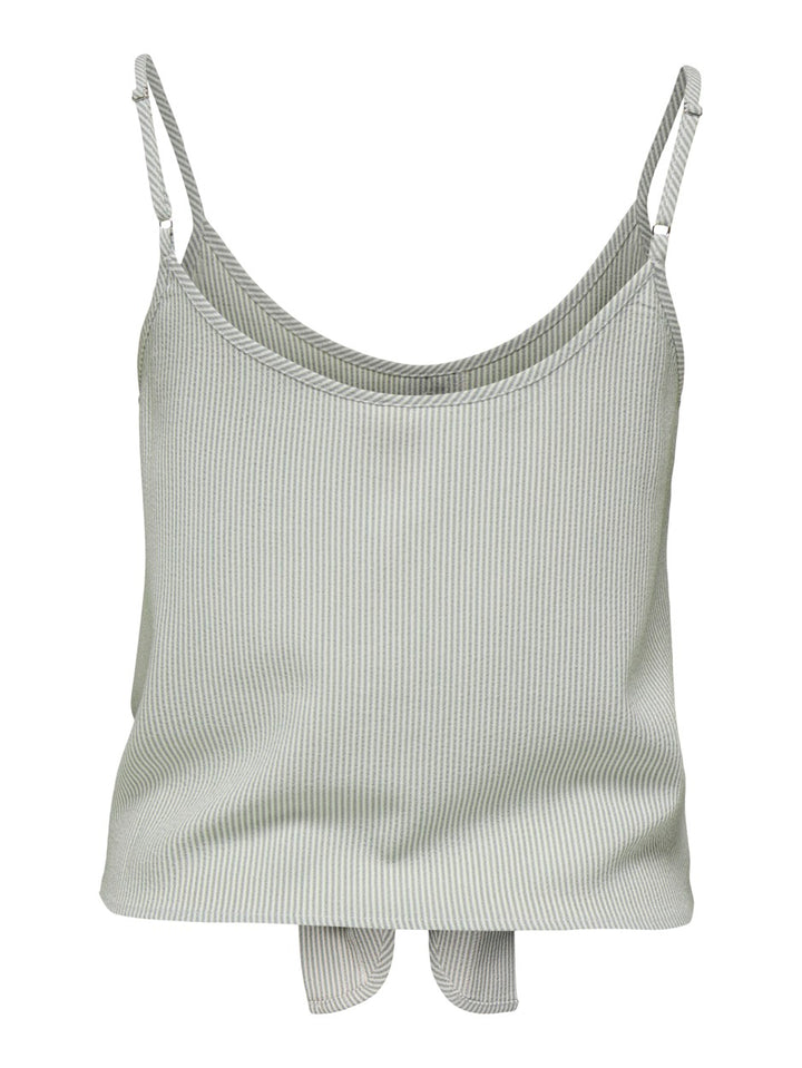 Onllecey Sl Knot Singlet Noos Wvn - Groen Dessin