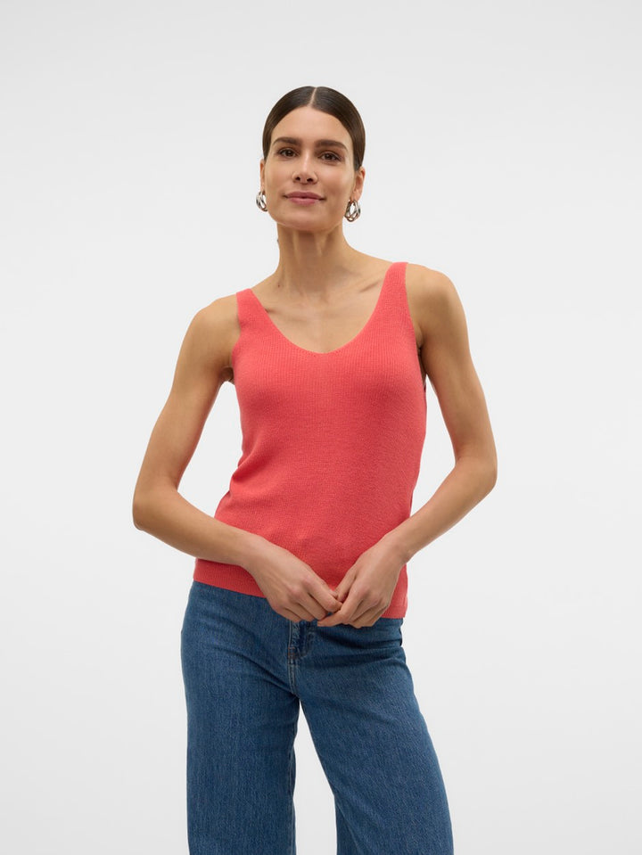 Vmnewlex Sun Sl Top Ga  Noos - Koraal Rood