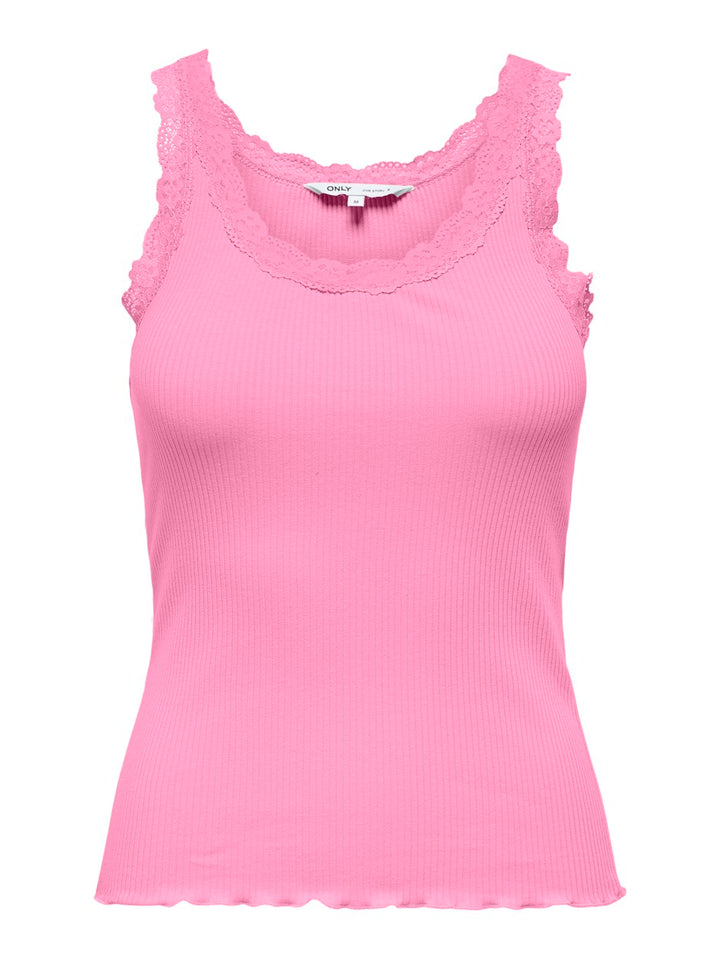 Onlsara Sharai Lace Tank Top - Roze