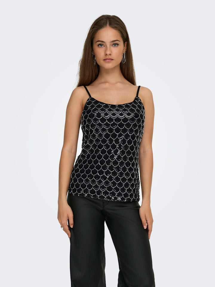 Onllima S/l Shine Top Box Jrs - Zwart