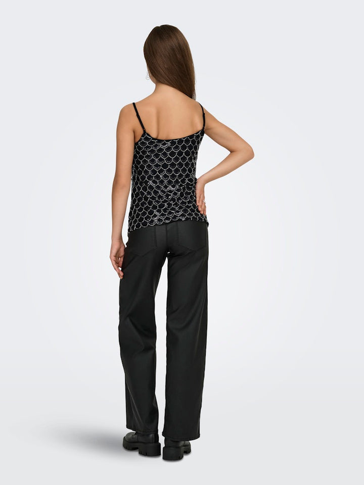 Onllima S/l Shine Top Box Jrs - Zwart