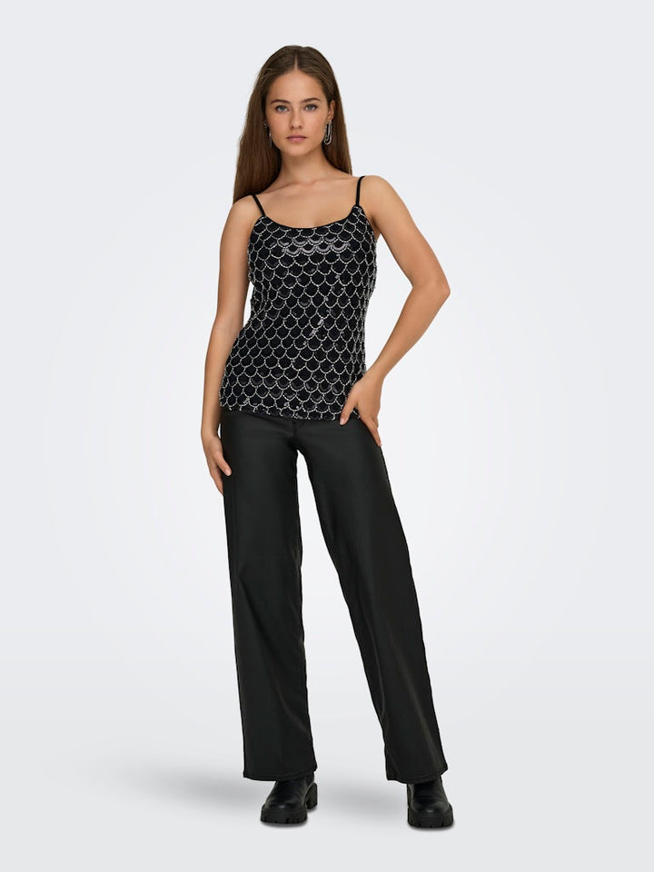 Onllima S/l Shine Top Box Jrs - Zwart