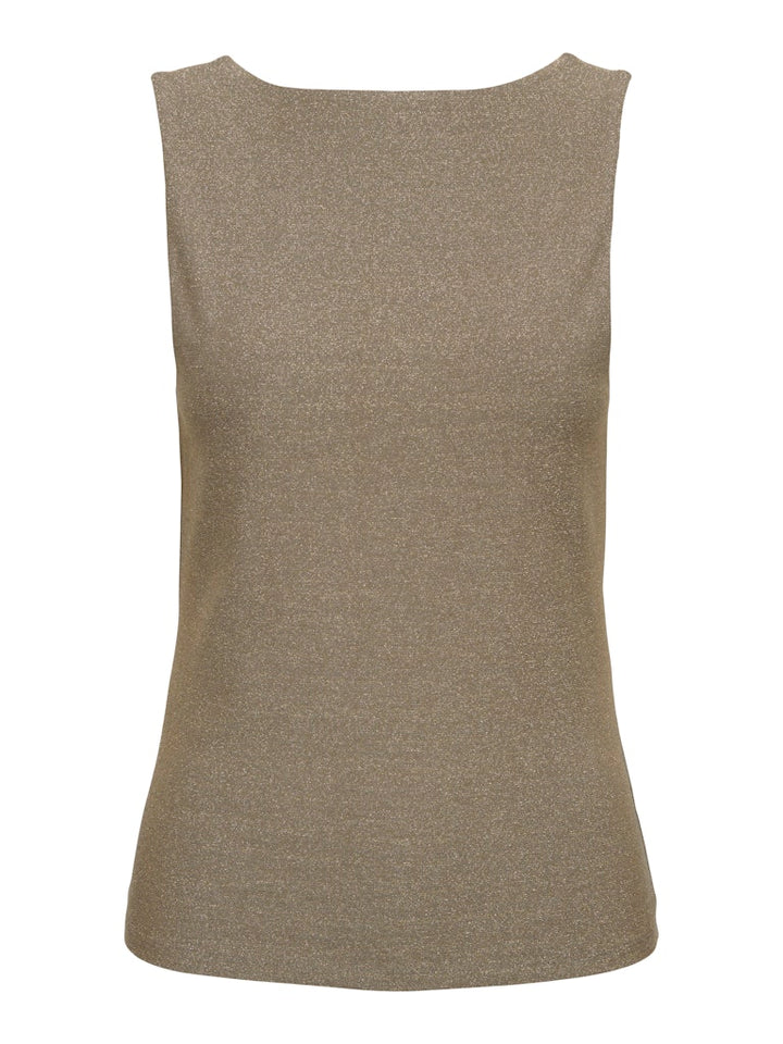 Onlea Glitter S/l 2-ways Top Jrs Noos - Goudkleurig