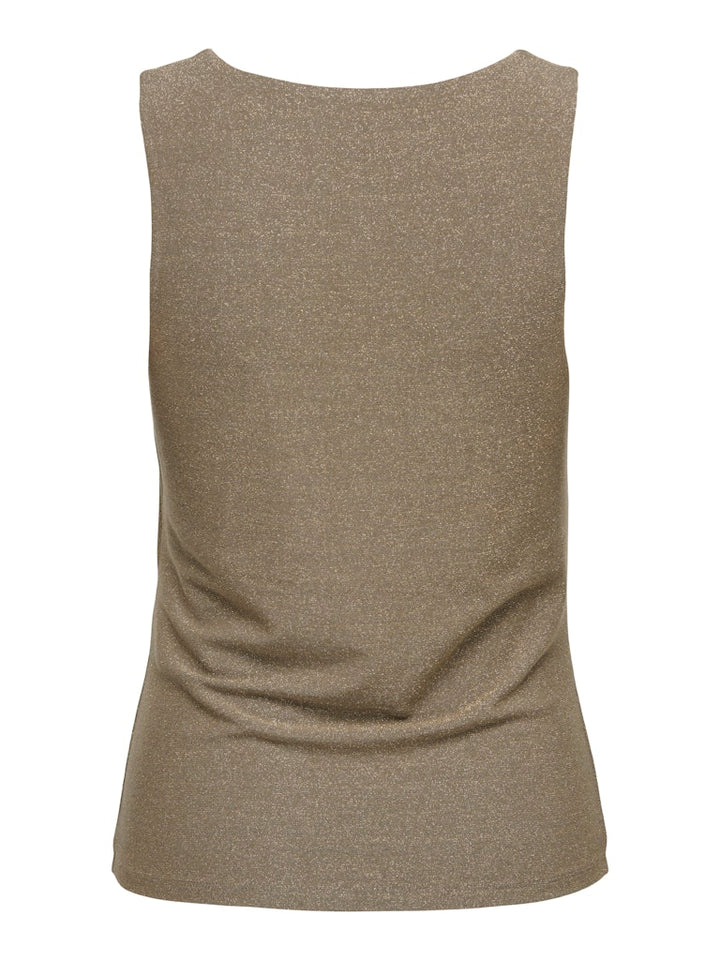 Onlea Glitter S/l 2-ways Top Jrs Noos - Goudkleurig