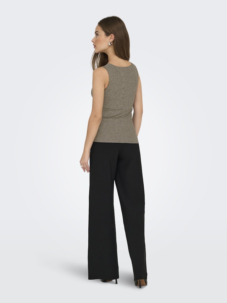 Onlea Glitter S/l 2-ways Top Jrs Noos - Goudkleurig