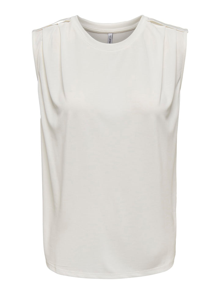 Onlfree Life S/l Modal Satin Mix To - Off-white