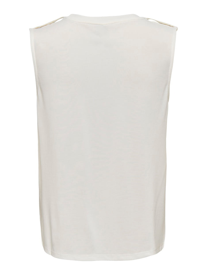 Onlfree Life S/l Modal Satin Mix To - Off-white