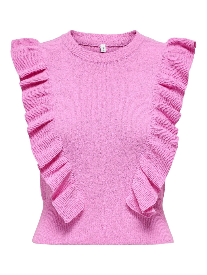 Onlashley Sl O-neck Knt - Roze
