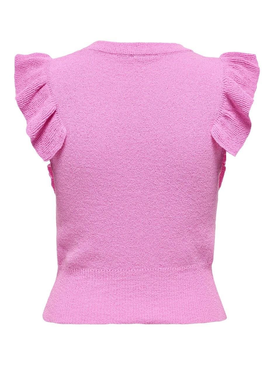 Onlashley Sl O-neck Knt - Roze
