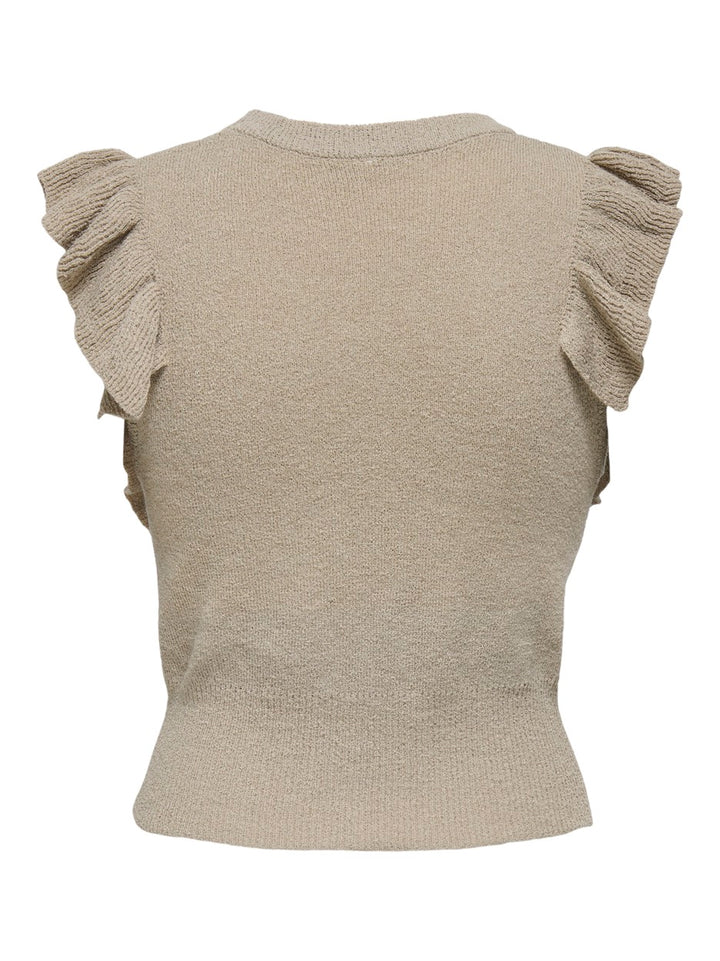 Onlashley Sl O-neck Knt - Taupe