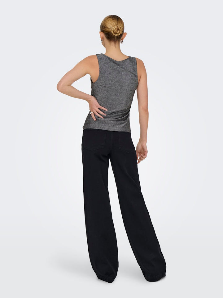 Jdyanni S/l O Neck Tank Top Jrs Dia - Zilverkleurig