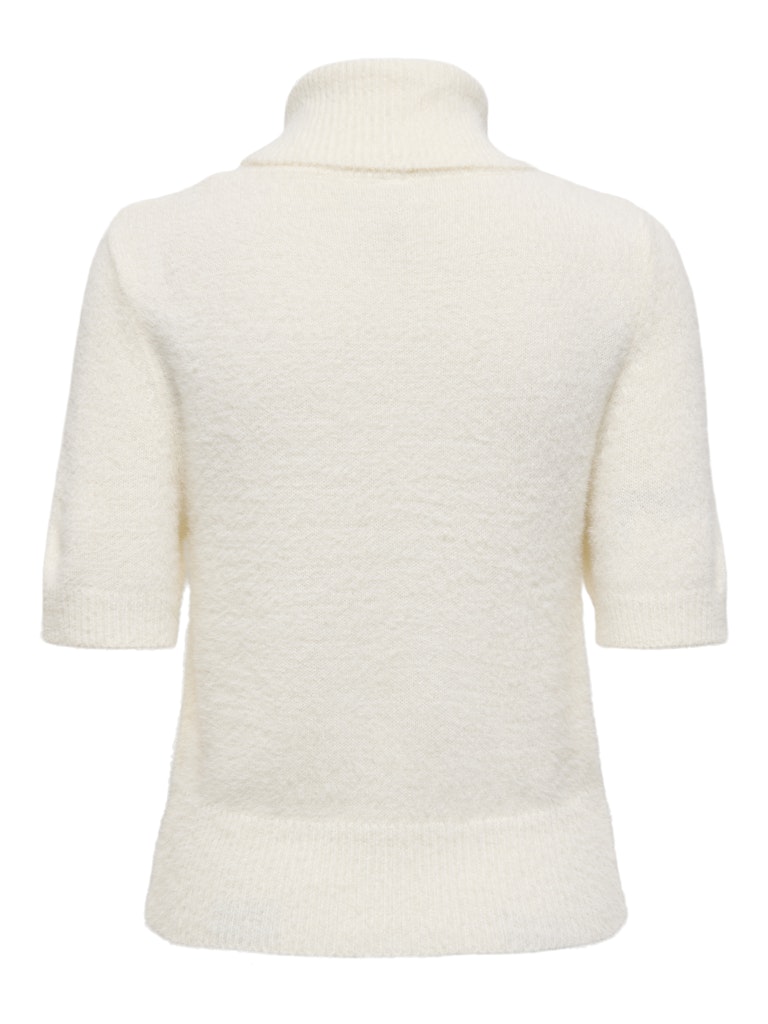 Onlpiumo Ss Highneck Knt - Off-white