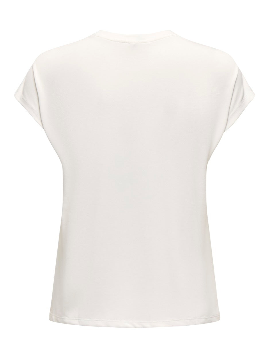 Onlfree Life Batsleeve O-neck Mix Topjrs - Off-white