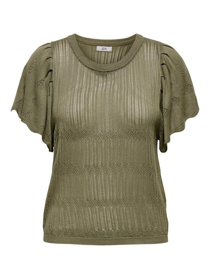 Jdysolis S/s Pullover Knt - Army