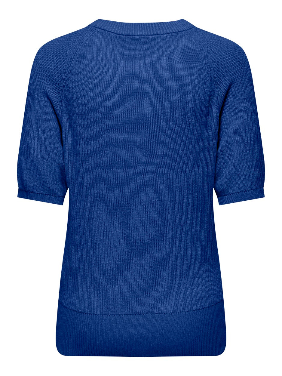 Onllecia Life Ss Raglan O-neck Cc K - Kobalt