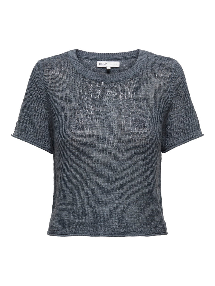 Onlsunny S/s Pullover Knt Noos - Petrol Blauw
