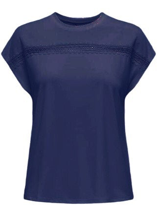 Onlfree Life Batsleeve O-neck Mix Topjrs - Navy