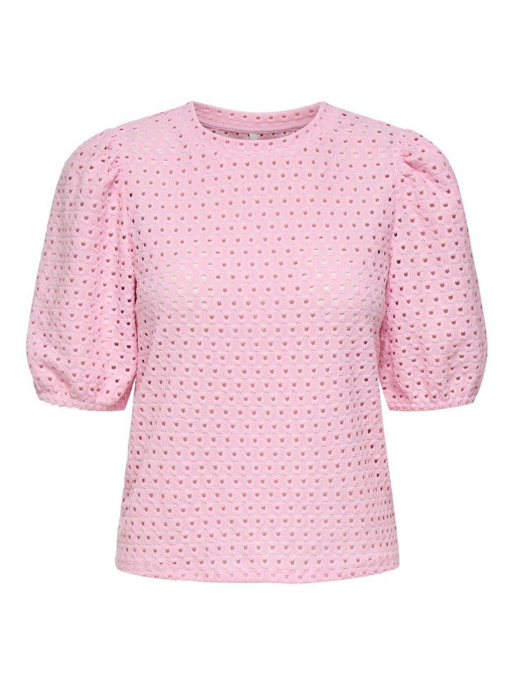 Onlelisa S/s O-neck Top Box Jrs - Roze