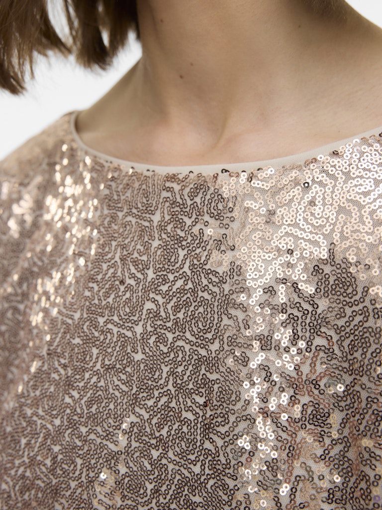 Vmkaje Ss Balloon Short Sq Top Jrs Ga - Oud Roze